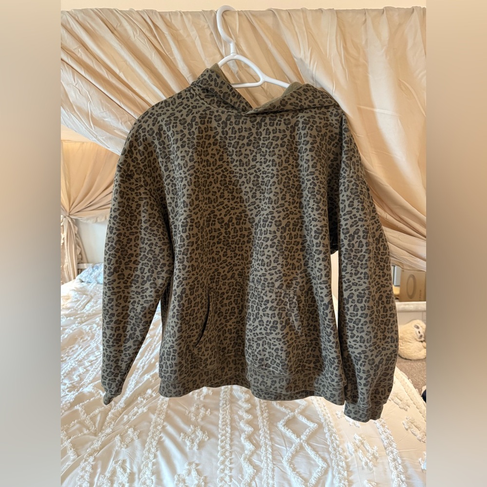 Leopard Print Hoodie